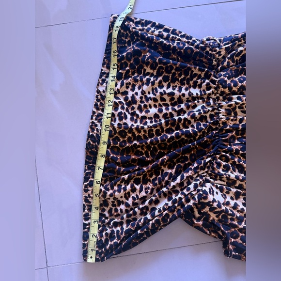 Plus Size Women’s sleeveless Leopard Print Jumpsuit size 3X pre-owned wide leg - Picture 13 of 16